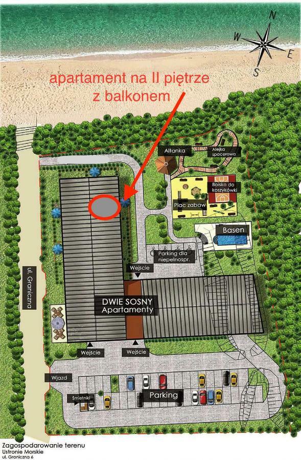 Apartament 59 Dwie Sosny Ustronie Morskie Dış mekan fotoğraf